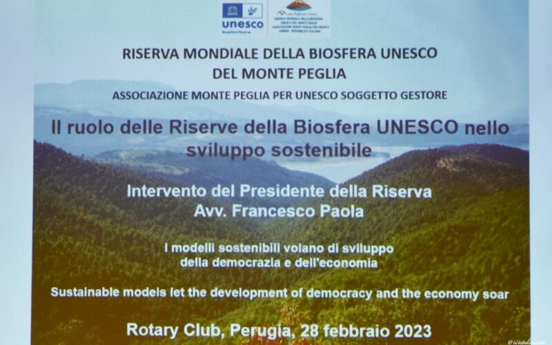  Conviviale Plaza 28 febbraio 2023- Relatore Dott.Paola Presidente Biosfera Unesco- Presidente Pedetta