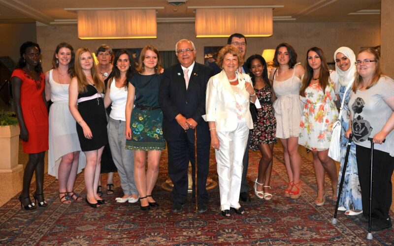  Conviviale Plaza- Inaugurazione Corso giovanile 2 luglio 2012- Presidente Romano