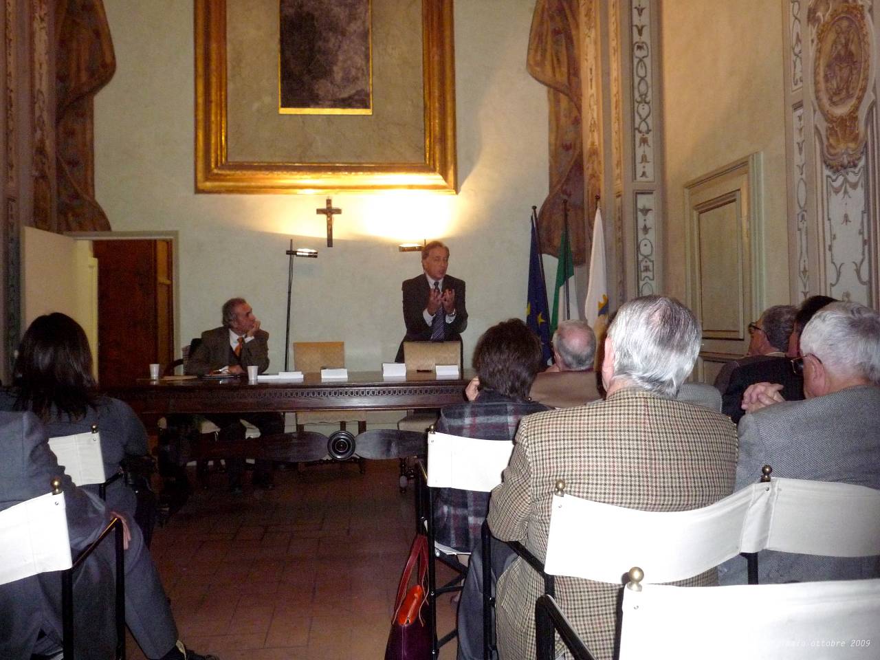 ©rinodimaio- R.C.Perugia- sede - Incontro con Prof.Baldelli - 20 ottobre 2009 - n.04
