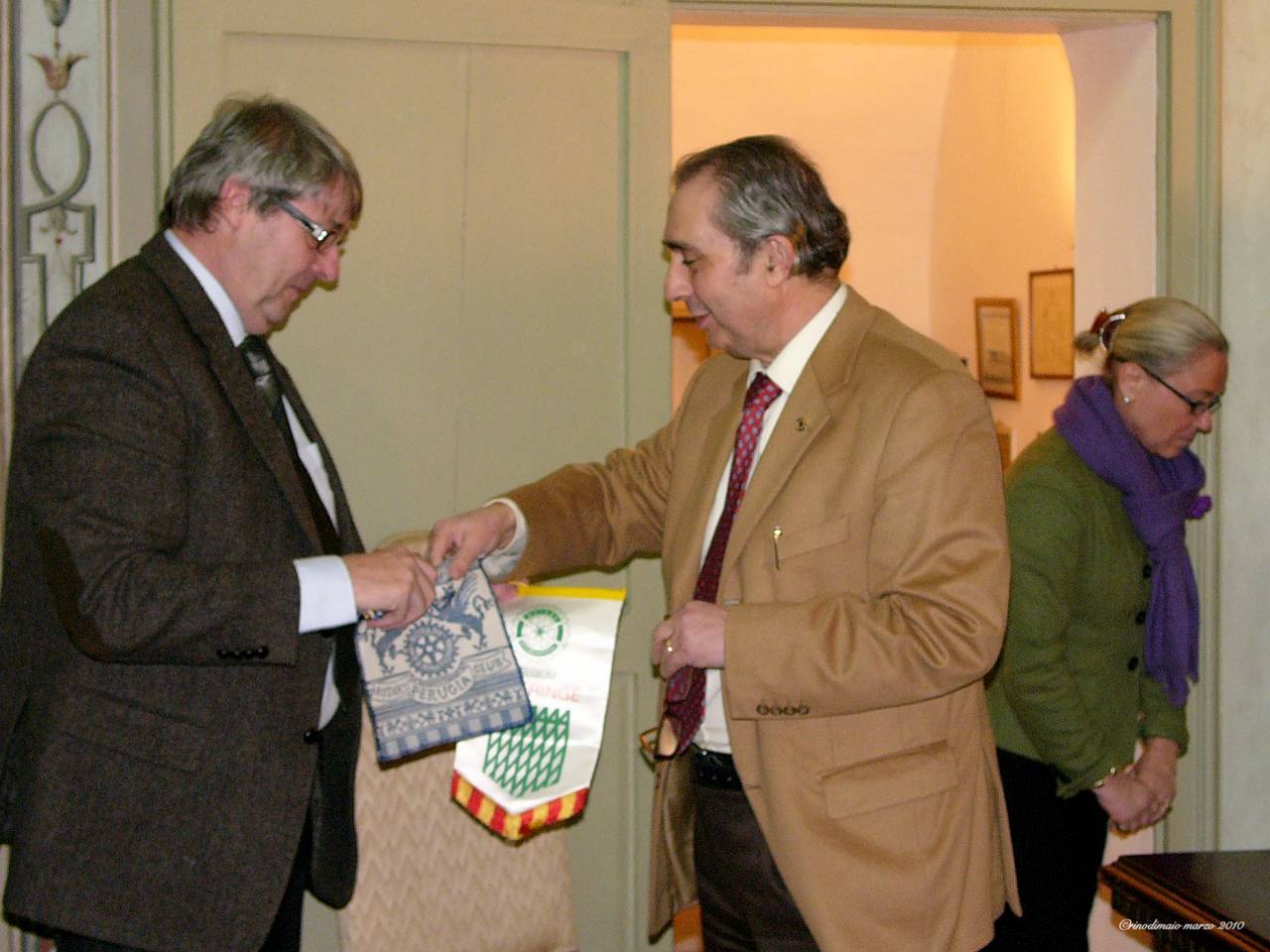 ©rinodimaio- R.C.Perugia- sede - Incontro con Rotariani belgi 23 marzo 2010 - n.04