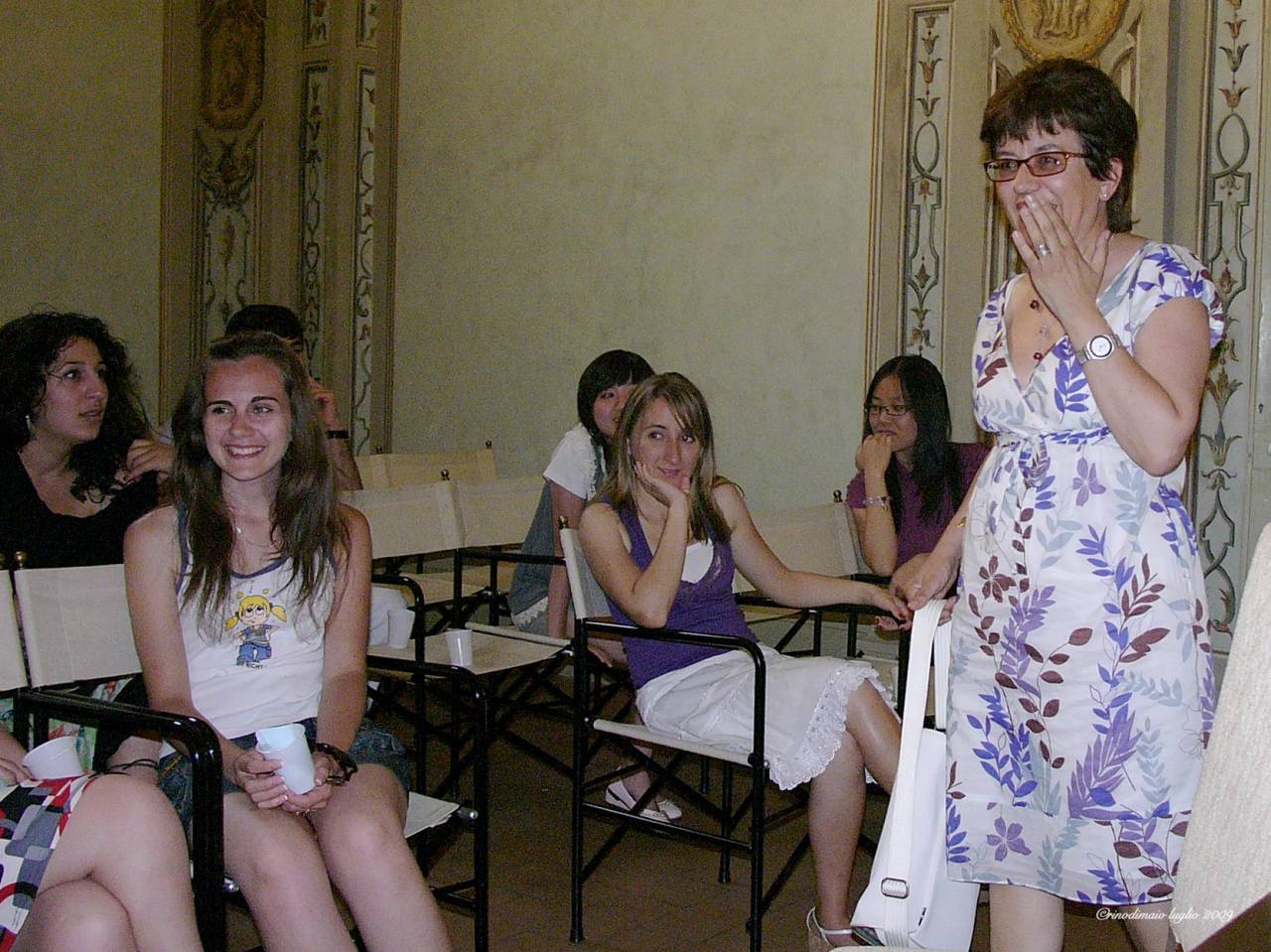 ©rinodimaio- R.C.Perugia- sede - Incontro con giovani Corso Intern. - 24 luglio 2009 - n.10